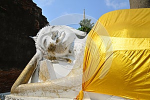 Closeup big statue buddha