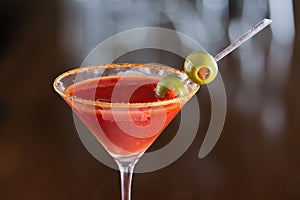 Bloody mary cocktail