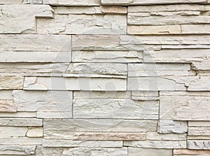 Closeup surface brick pattern at old stone brick wall textured background