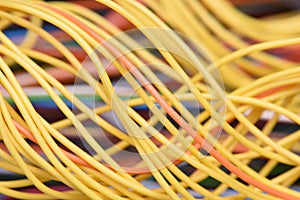 Cable and wire in internet network systems