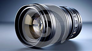 Closeup of camera lens AI Generated