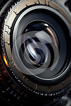 CloseUp of a Camera Lens