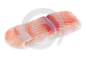 Closeup catfish slice