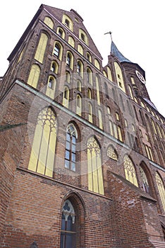 Closeup Cathedral of Koenigsberg on the Kneiphof Island