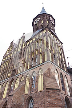 Closeup Cathedral of Koenigsberg on the Kneiphof Island