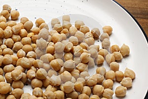 Closeup of Chickpeas