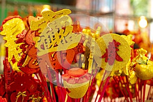 Closeup, China, Spring Festival, various shapes, tradition, Spring Festival decorations