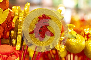 Closeup, China, Spring Festival, various shapes, tradition, Spring Festival decorations