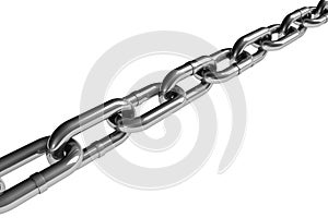 Closeup Chrome Chain