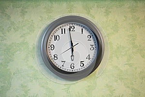 Closeup of clock
