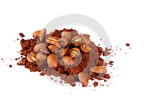 Closeup coffee beans