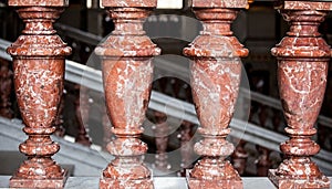 Closeup of columns
