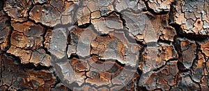 Closeup of Cut Down Tree Bark