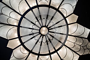 Closeup of a Decorative Ceiling Light