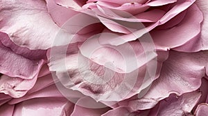 A closeup of the delicate petals of a pink rose suggesting the use of floral remedies in traditional medicine for