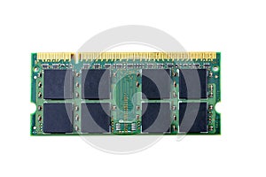 Closeup details of computer memory (RAM)