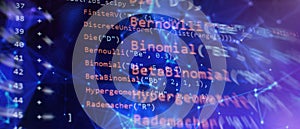 Closeup developing programming and coding technologies. Developer working on web sites codes in office.