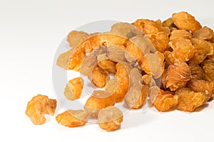 Closeup of dired logan pulp