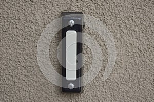 Closeup of a doorbell button