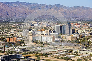 Downtown Tucson, Arizona Closeup