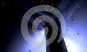 Closeup Dyson sphere