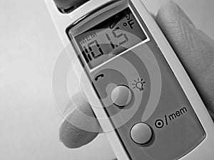 Closeup Ear Thermometer