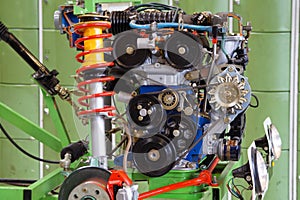 Closeup of electronic motor device
