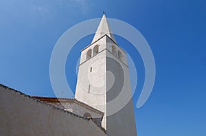 Closeup of the Euphrasian Basilica in Porec, Croatia
