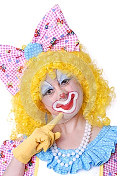 Closeup of Female Clown