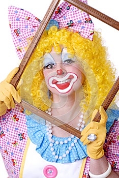 Closeup of Female Clown