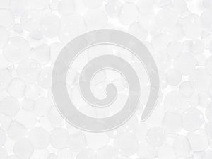 Closeup foamed polystyrene sheet