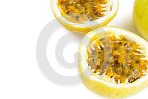 Closeup Fresh Passion fruit