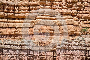 Closeup of Geology in Bryce Canyon