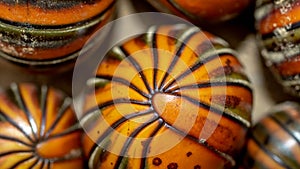 Closeup of giant pill millipede