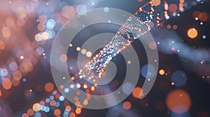 A closeup of a graph visualizing the correlation between certain biomarkers and the risk for developing