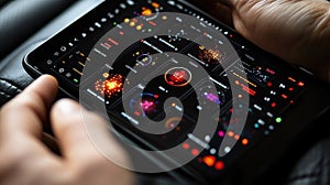 Futuristic Tablet Interface