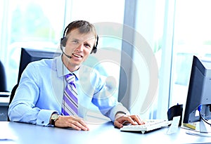 Closeup Of Happy Telephone