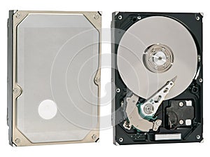 Closeup hard drive