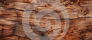 A closeup of hardwood showing the brown texture of the wood