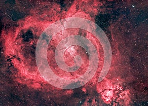 Closeup of Heart Nebula (IC 1805
