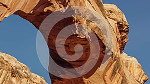 Closeup of Hickman Natural Bridge at Sunrise in Capitol Reef