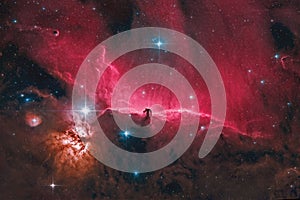 Closeup of Horsehead Nebula (IC 434)