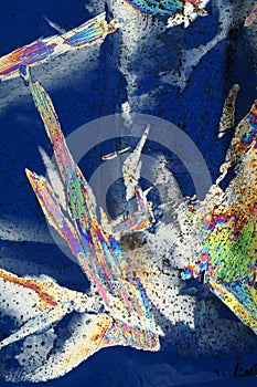 Closeup of Ice Crystals