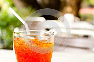 Closeup Iced Tea