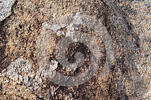 Closeup image of the old stone floor background