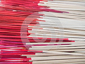 Closeup incense stick