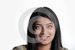 Closeup of Indian woman