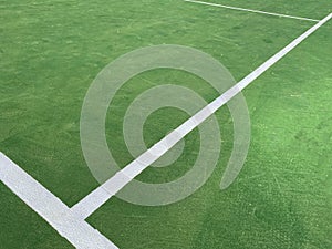 closeup indoor tennis court lines playing green boundary line courts sports activity