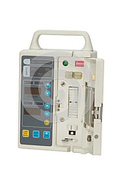 Closeup Infusion pump,isolate