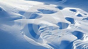 Closeup of the intricate patterns created by the Collared Lemmings as they navigate through the tunnels leaving behind a